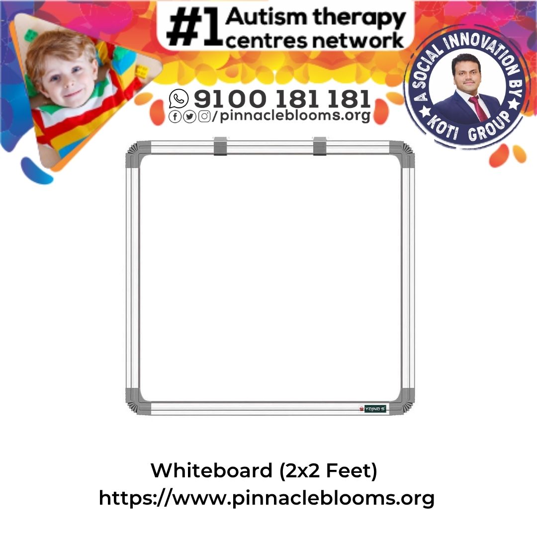 White Board with Marker Pens: Essential Therapy Tool for Kids with Autism & Developmental Delays