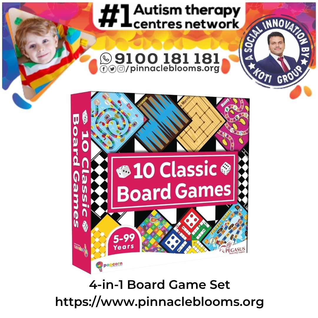Unlocking Potential with the 4-in-1 Board Game Set: Therapies for Autism and Developmental Challenges