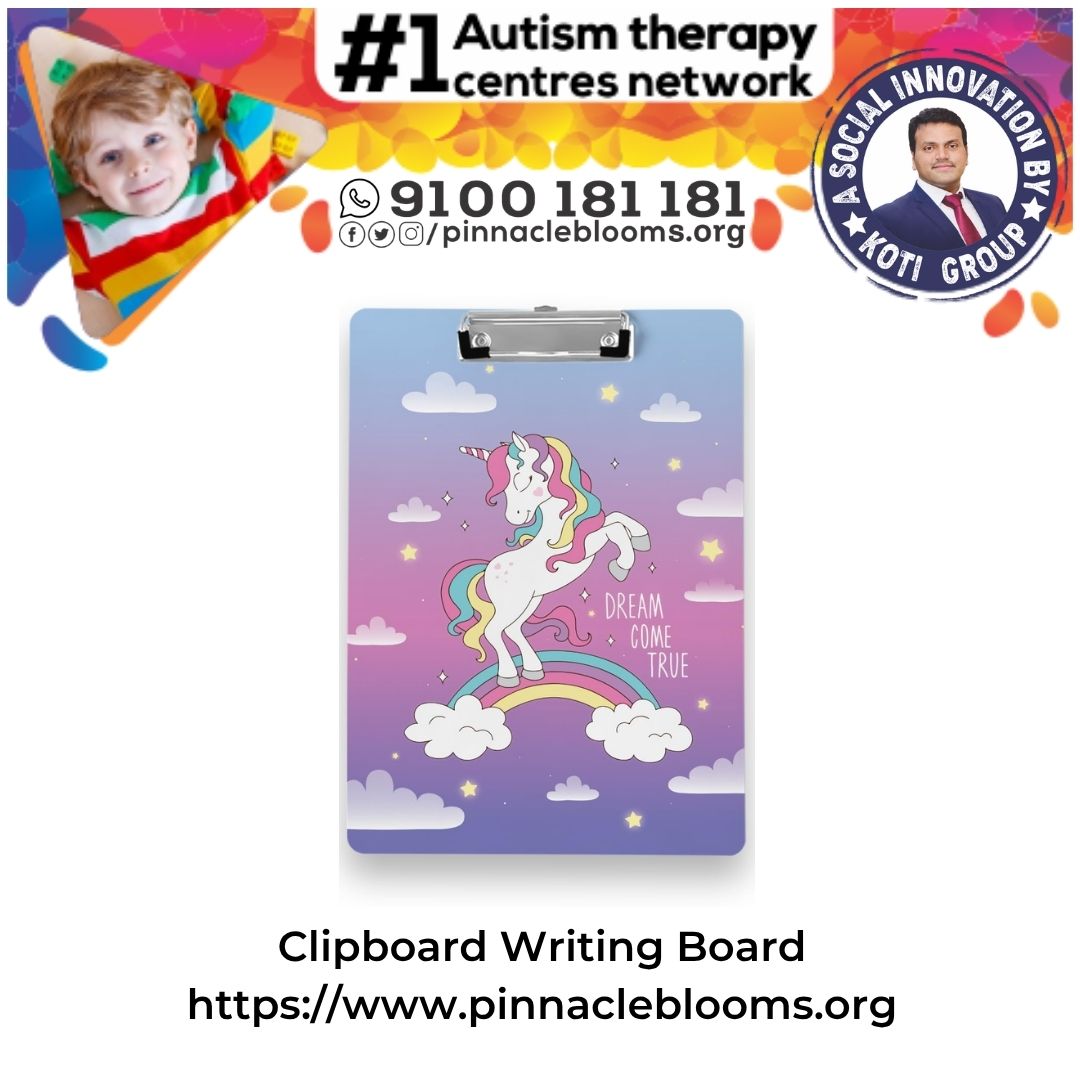 Unleashing Potential: Using Clipboard Writing Boards in Autism Therapy | Pinnacle Blooms Network