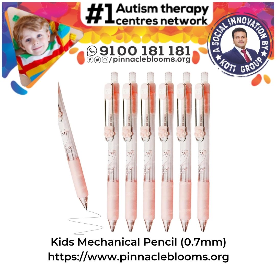 Pinnacle Blooms Network | Unlocking Potential with Kids Mechanical Pencils in Autism Therapy