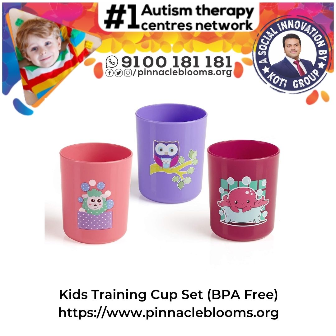 Effective Autism Therapy: How Kids Training Cup Set (BPA Free) Empowers Development