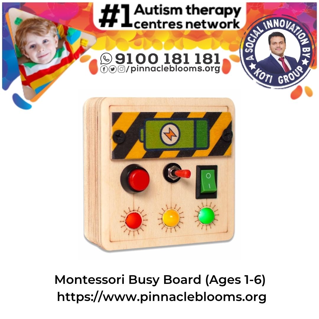 Montessori Busy Board: A Multi-Sensory Magic for Childrens Therapy | Pinnacle Blooms