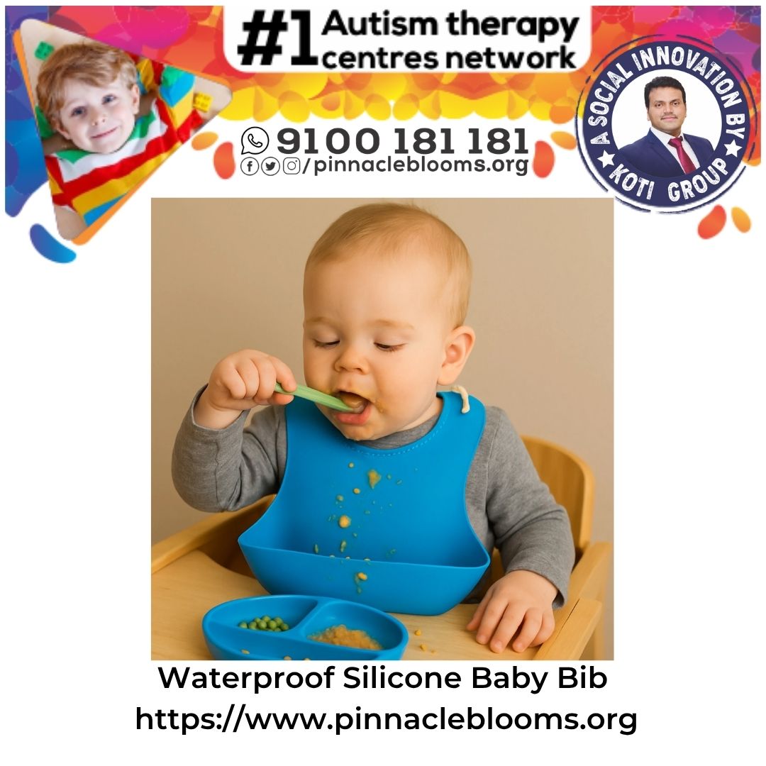 Unlocking Potential with Waterproof Silicone Baby Bibs in Autism Therapy