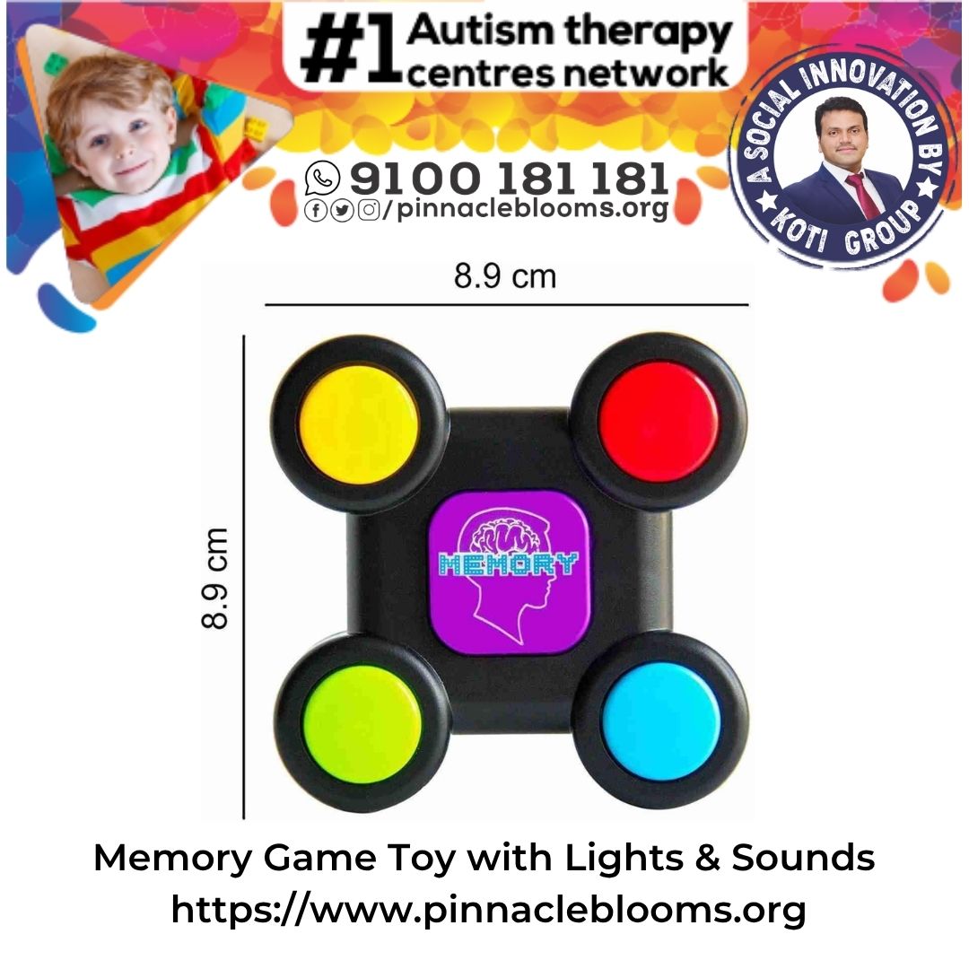 Memory Game Toy with Lights in Autism Therapy - Pinnacle Blooms Network