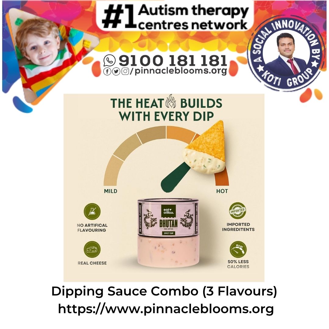 Dipping Sauce Combo (3 Flavours): A Sensory Delight in Autism Therapy