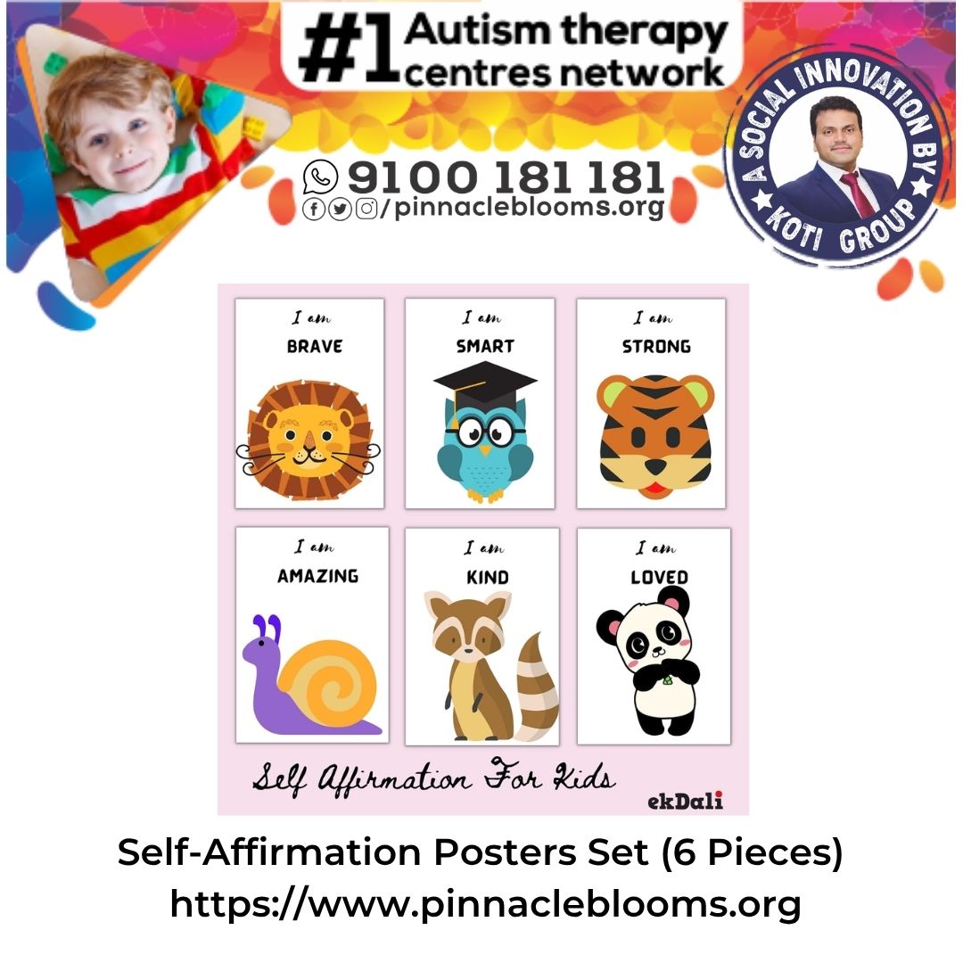 Empowering Kids with Autism through Self-Affirmation Posters | Pinnacle Blooms Network
