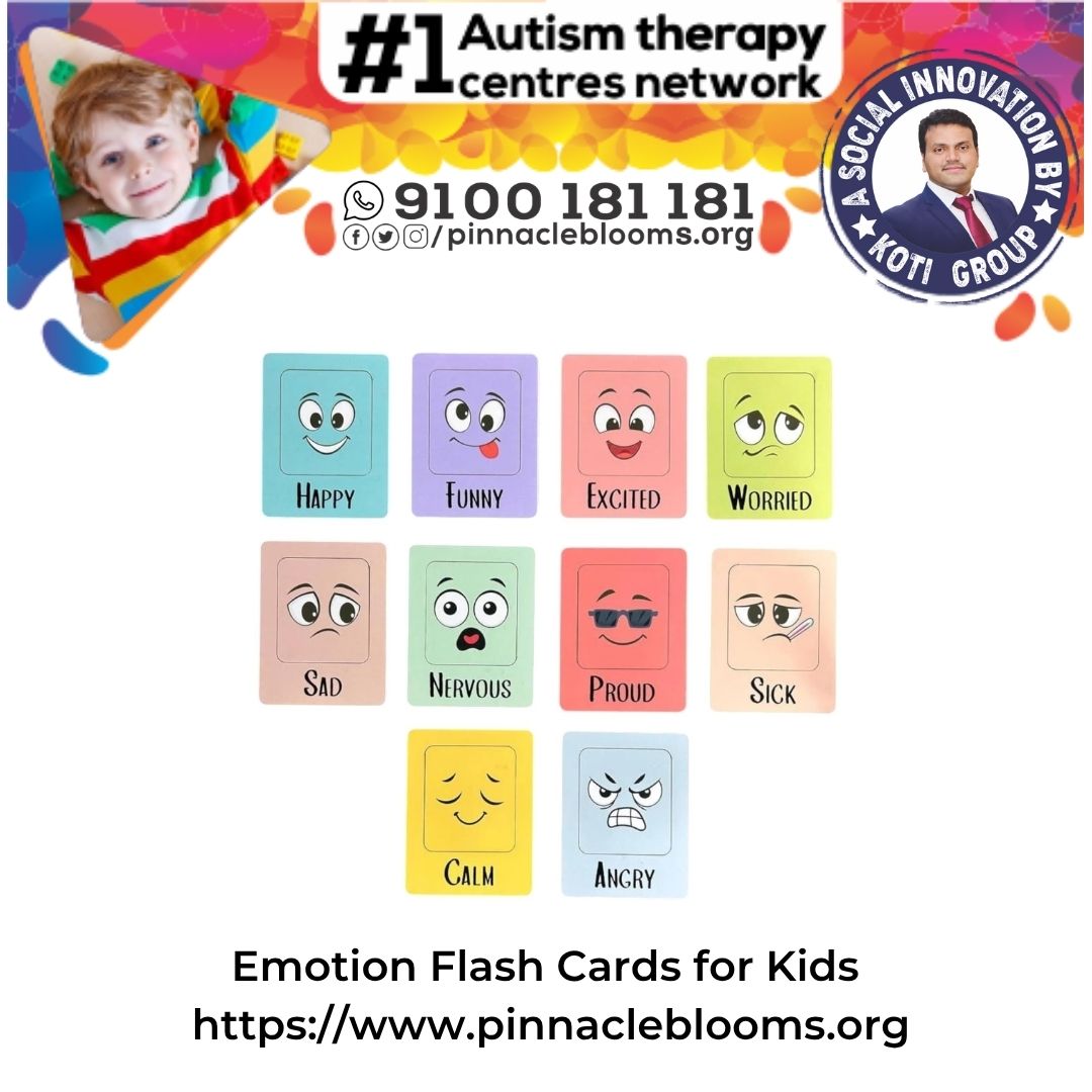 Emotion Flash Cards for Autism Therapy - Pinnacle Blooms Network