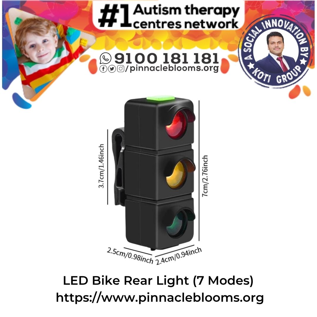 Innovative Use of LED Bike Rear Light in Autism Therapy | Pinnacle Blooms Network