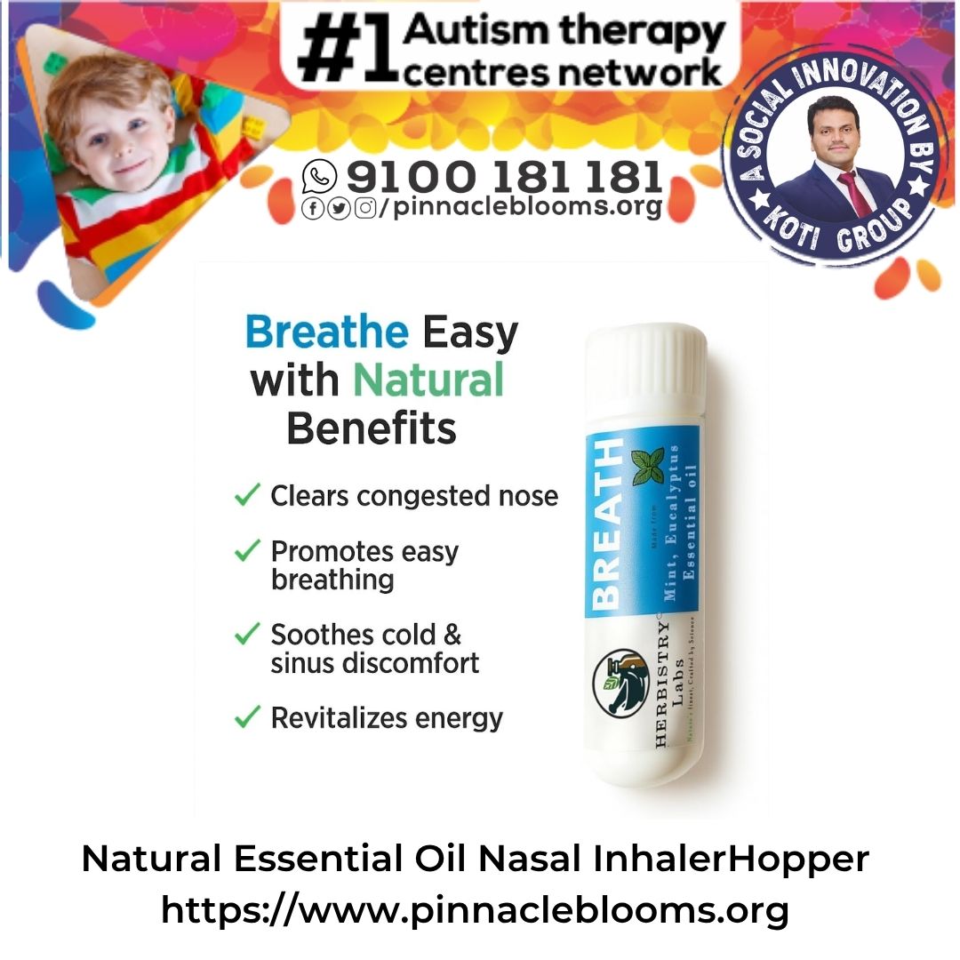 Harnessing Nature: Essential Oil Inhalers in Autism Therapy | Pinnacle Blooms Network