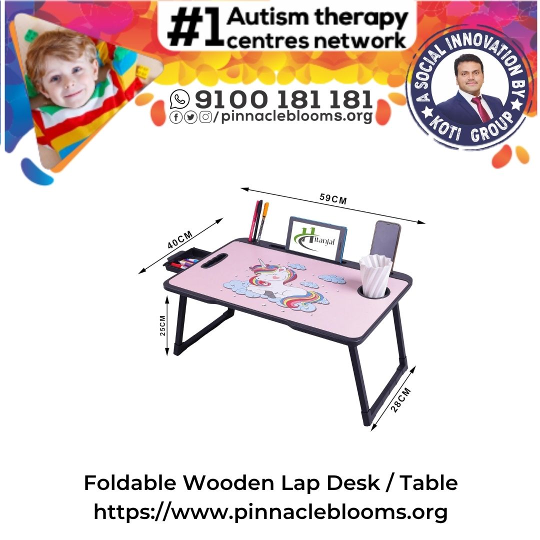 Enhancing Therapy with Foldable Wooden Lap Desks for Autism and ADHD Support