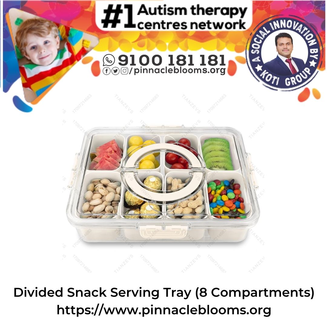 Divided Snack Serving Tray: A Multi-Purpose Tool in Autism Therapy