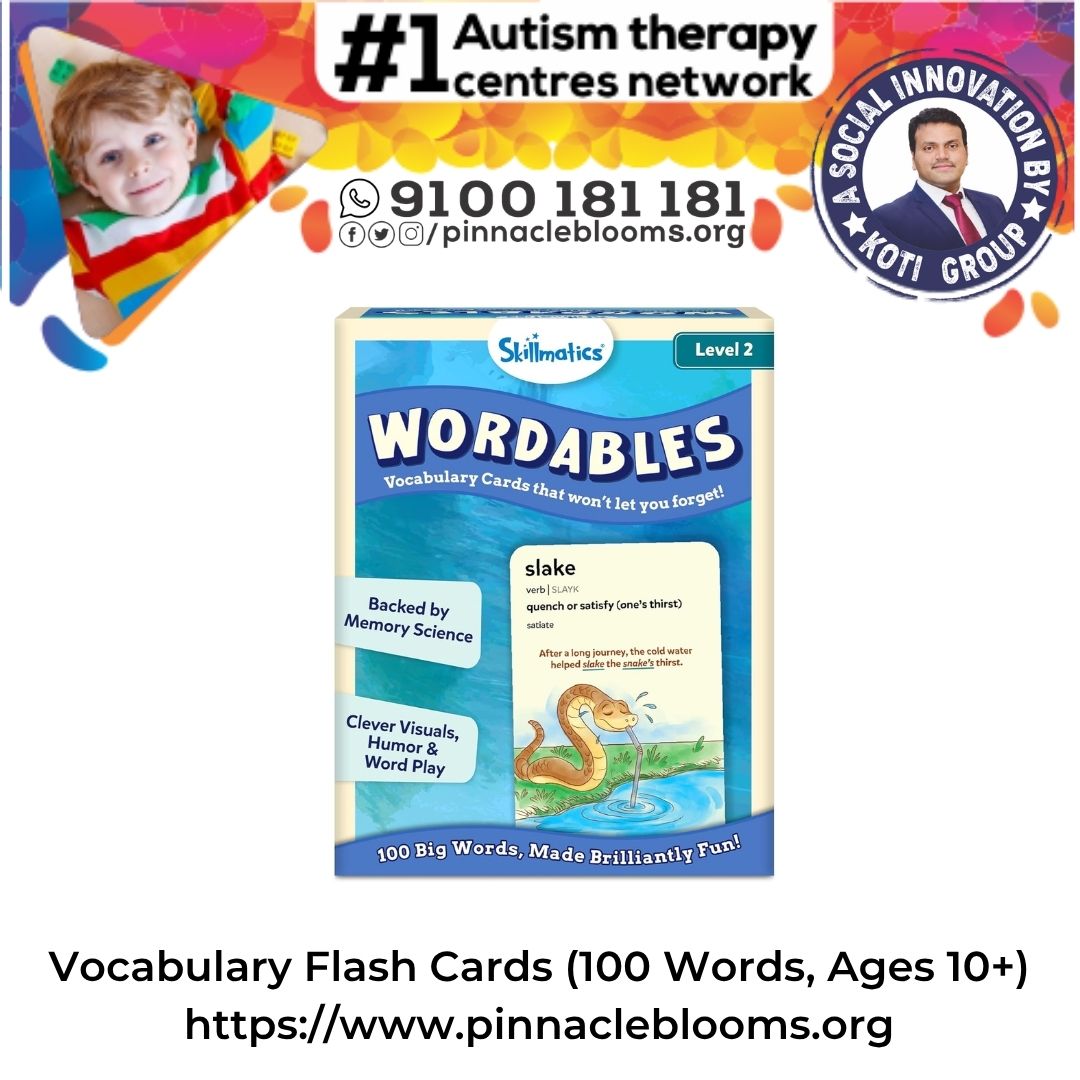 Unlocking Communication: The Role of Vocabulary Flash Cards in Autism Therapy