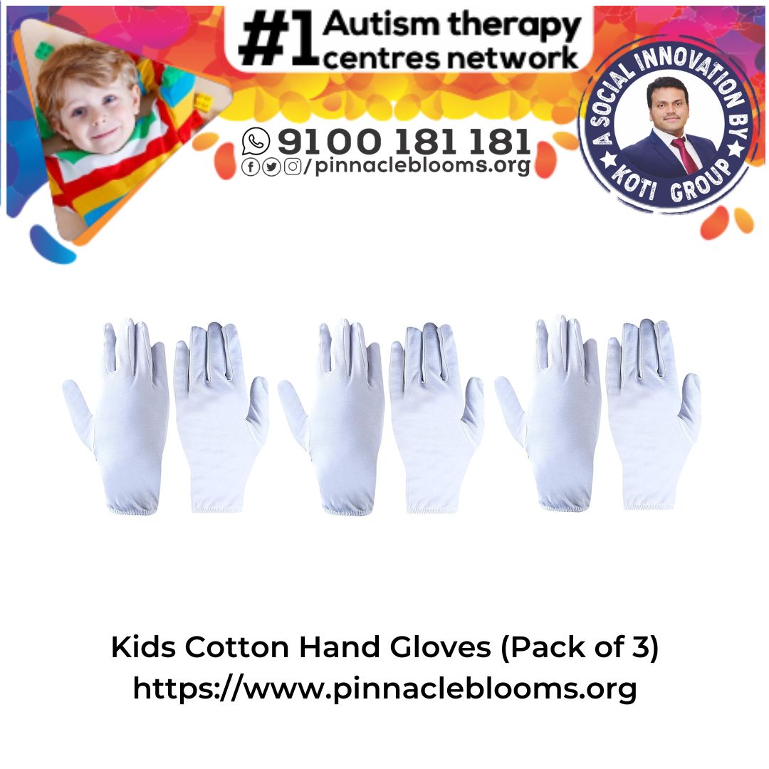 Empower Your Childs Growth | Kids Cotton Hand Gloves in Autism Therapy