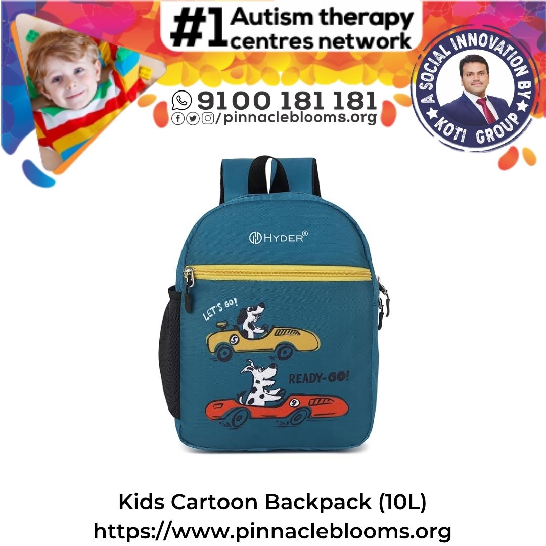 Kids Cartoon Backpack (10L): Transforming Therapy for Autism and ADHD at Pinnacle Blooms Network