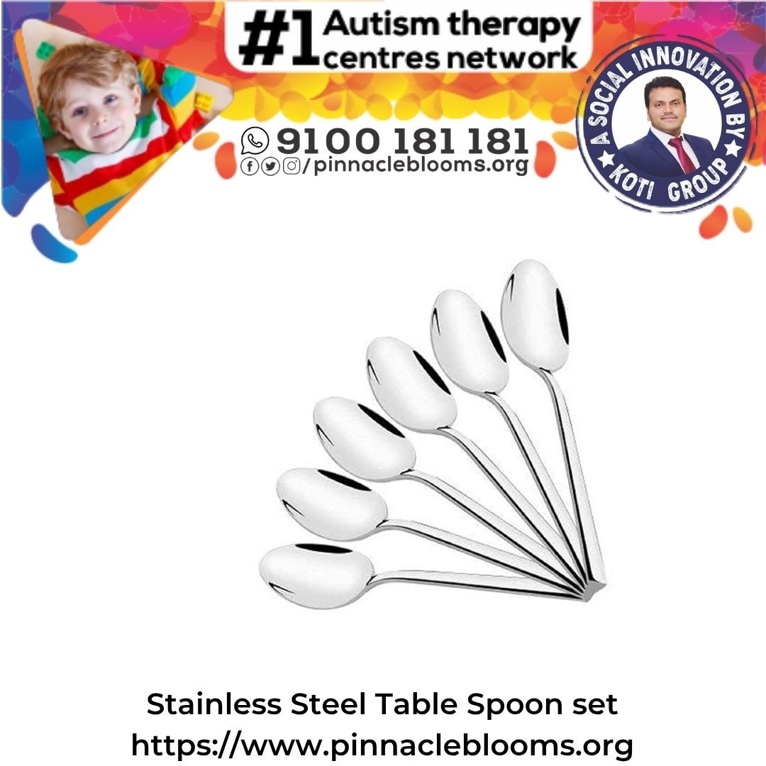 Enhancing Therapy for Autism with Stainless Steel Table Spoon Set