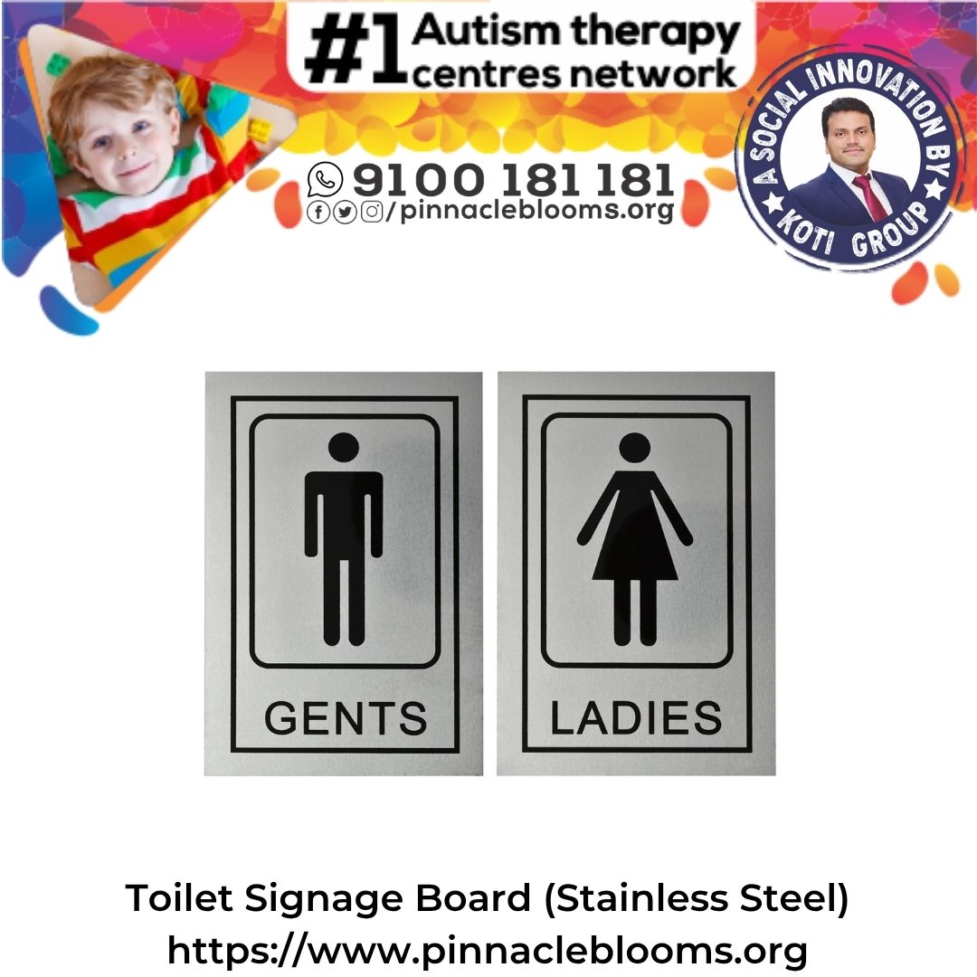 Enhancing Therapy for Kids with Autism: The Crucial Role of Stainless Steel Toilet Signage Boards