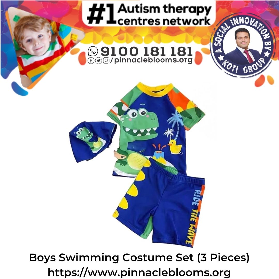 Empowering Kids with Autism: Using Boys Swimming Costume Set in Therapy | Pinnacle Blooms Network