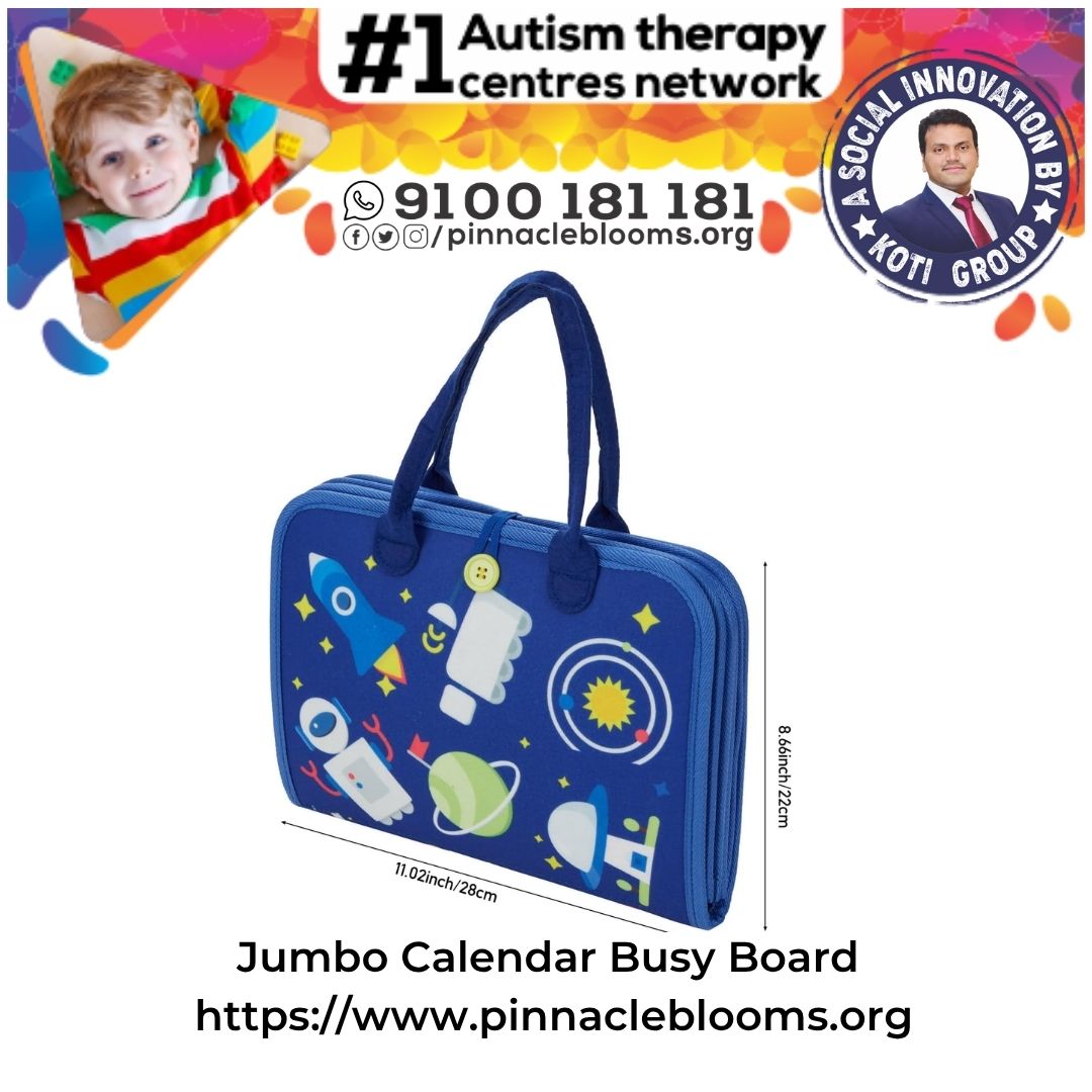 Unlock Potential with Jumbo Calendar Busy Boards: Therapy for Kids with Autism | Pinnacle Blooms Network