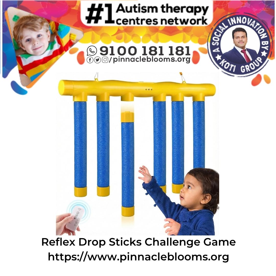 Enhancing Child Development: Reflex Drop Sticks Challenge Game at Pinnacle Blooms