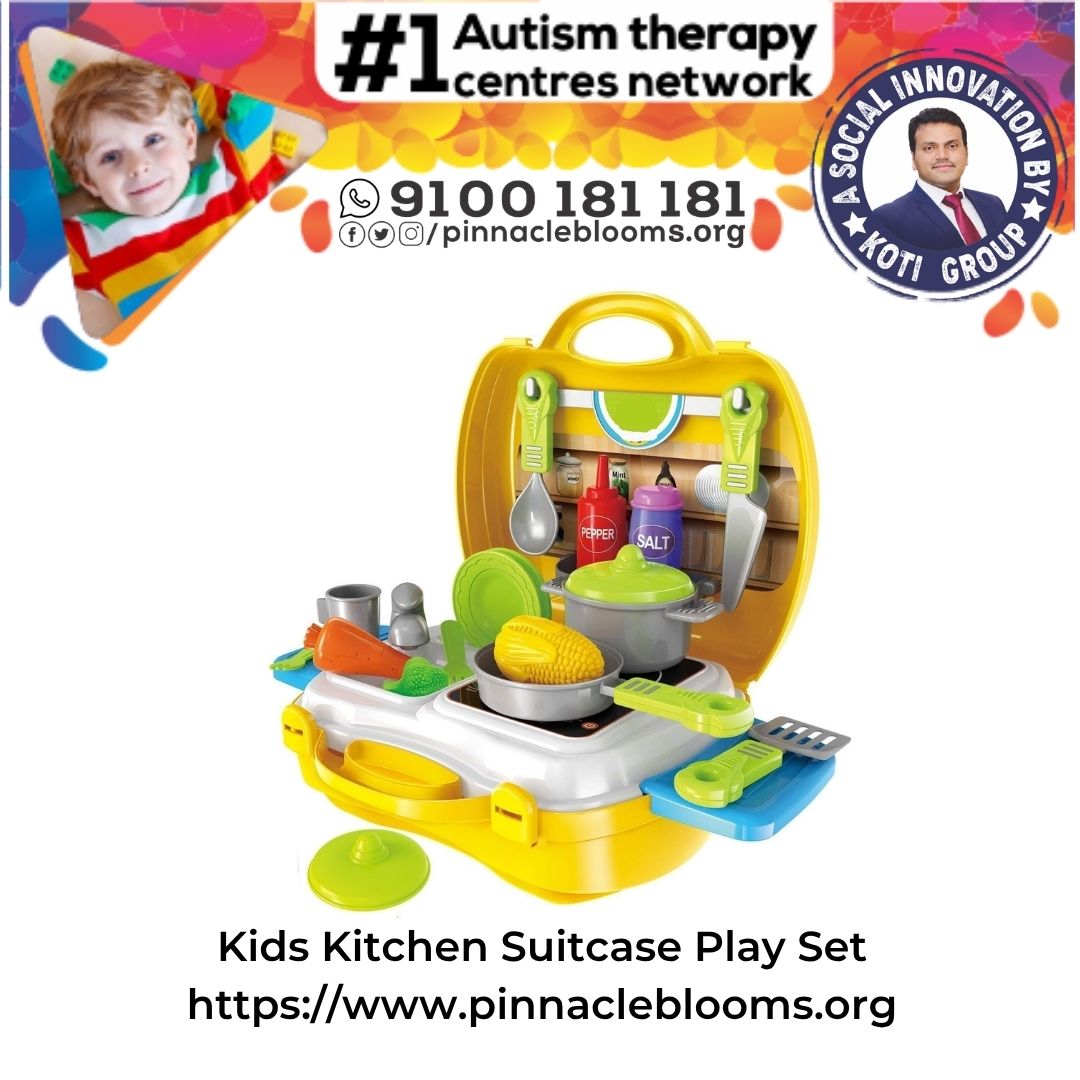 Unlocking New Adventures: Kids Kitchen Suitcase Play Set in Autism Therapy