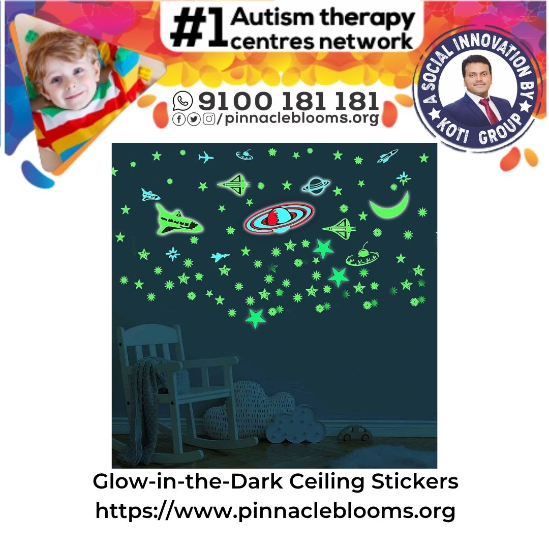 Glow-in-the-Dark Ceiling Stickers: Transformative Therapy Tool for Children with Autism