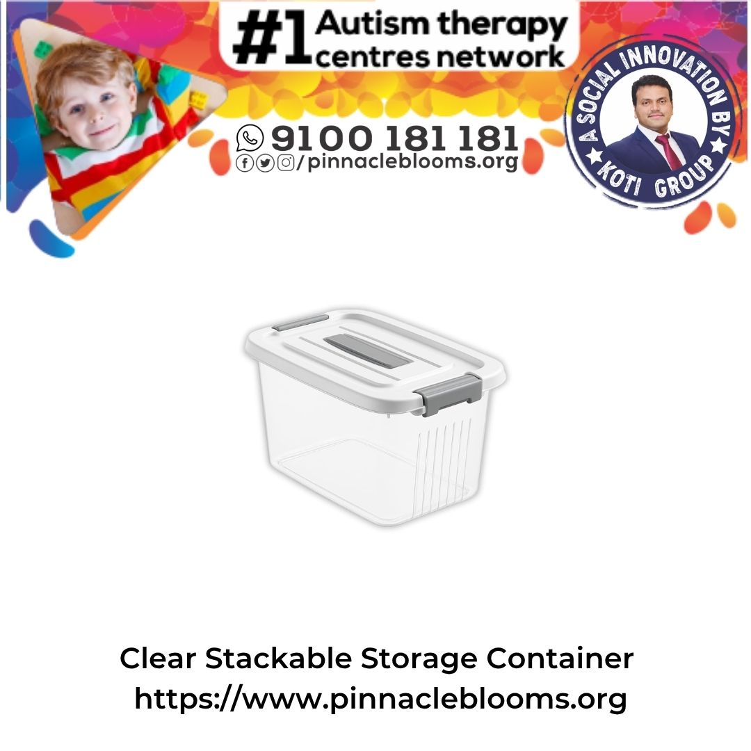 Transform Therapy Sessions with Clear Stackable Storage Containers
