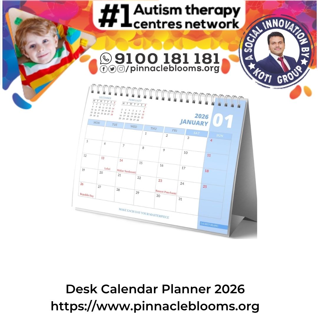 Unlocking Potential with Desk Calendar Planner 2026 | Autism Therapy Material
