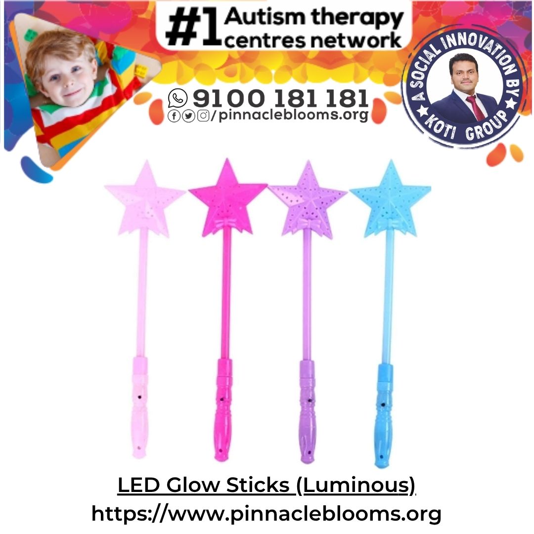 Enhancing Speech and Cognitive Growth with LED Glow Sticks for Kids with Autism - A Pinnacle Blooms Network Insight