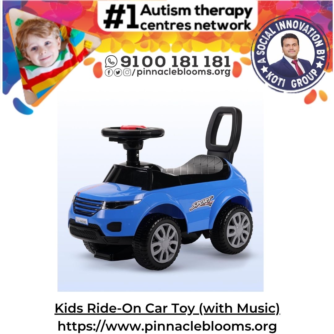 Enhancing Development with Kids Ride-On Car Toy: A Multi-Therapy Approach for Autism