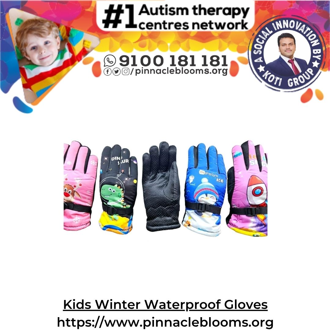 Empowering Autism Therapy with Kids Winter Waterproof Gloves