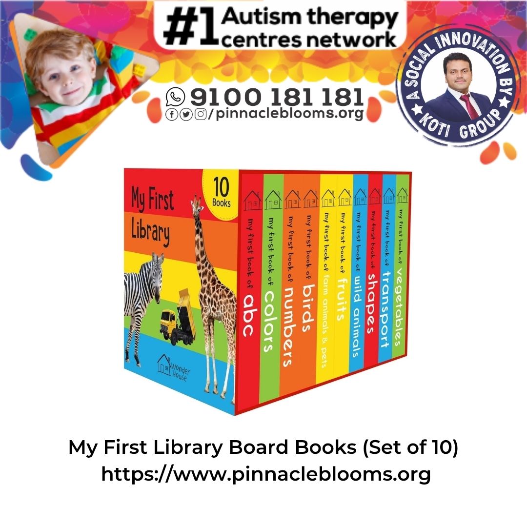 My First Library Board Books for Autism Therapy | Pinnacle Blooms Network