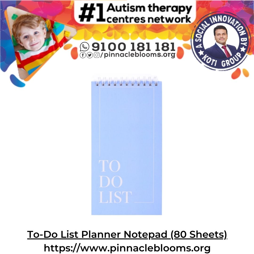 Empower Your Childs Growth with To-Do List Planner Notepads in Autism Therapy