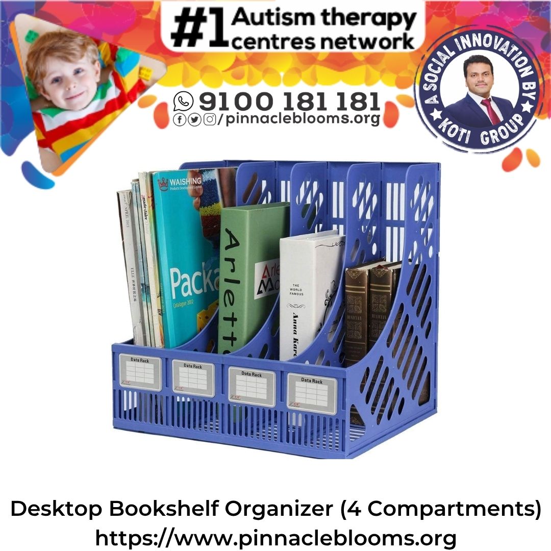 Transformative Uses of Desktop Bookshelf Organizer in Autism Therapy | Pinnacle Blooms Network