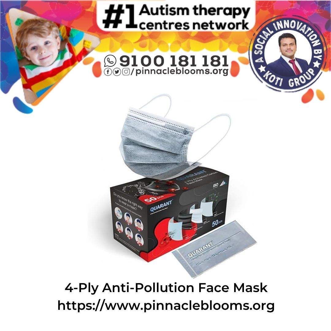 4-Ply Anti-Pollution Face Mask: A Safer Environment for Autism Kids - Pinnacle Blooms Network
