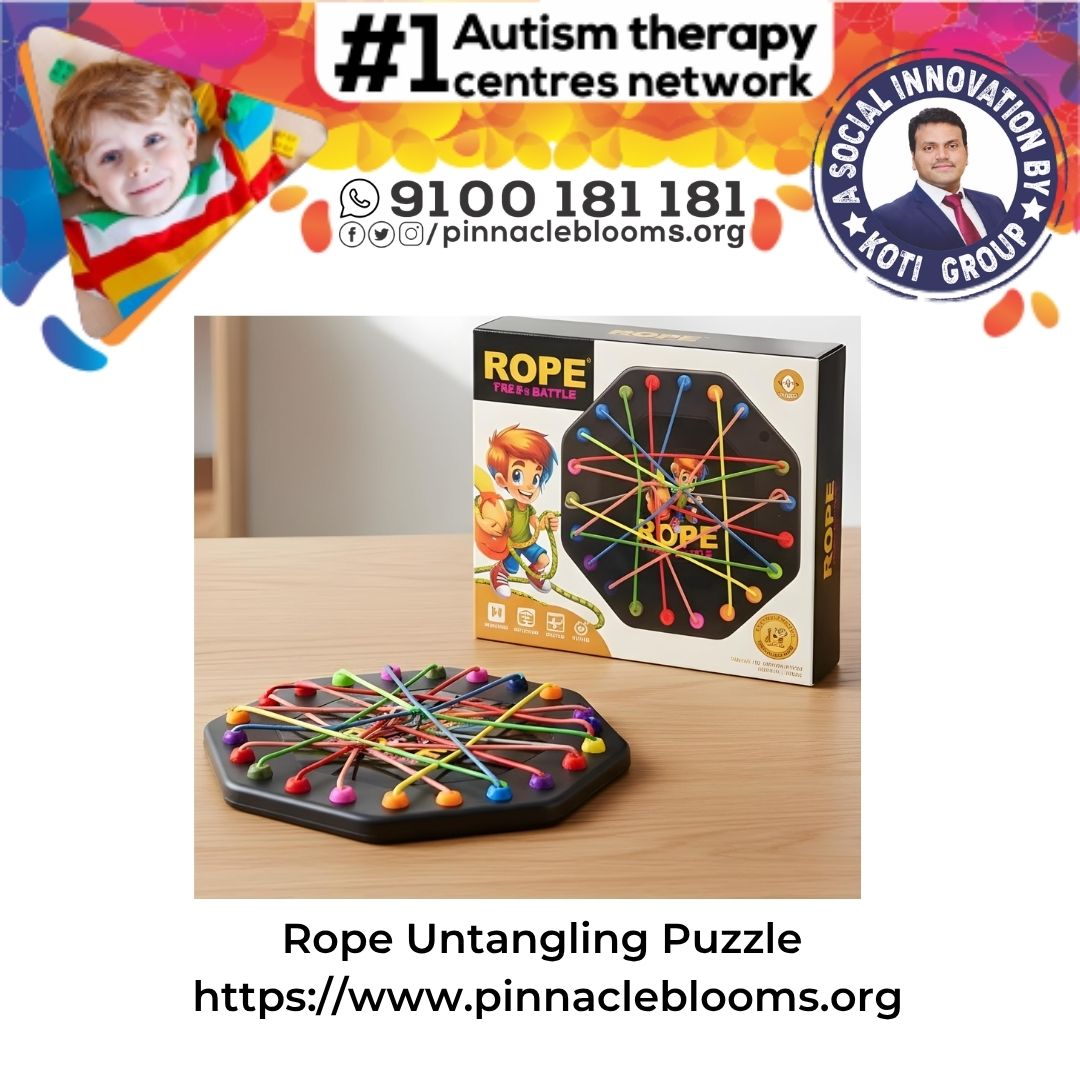 Unlocking Potential: The Role of Rope Untangling Puzzle in Therapy for Kids with Autism