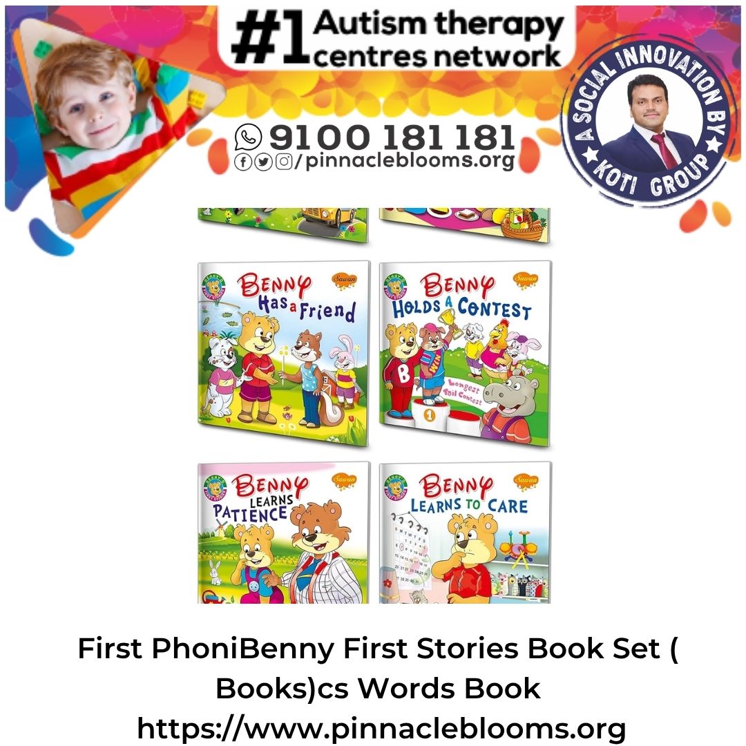 Unlock Your Childs Potential: Benny First Stories Book Set for Autism Therapy