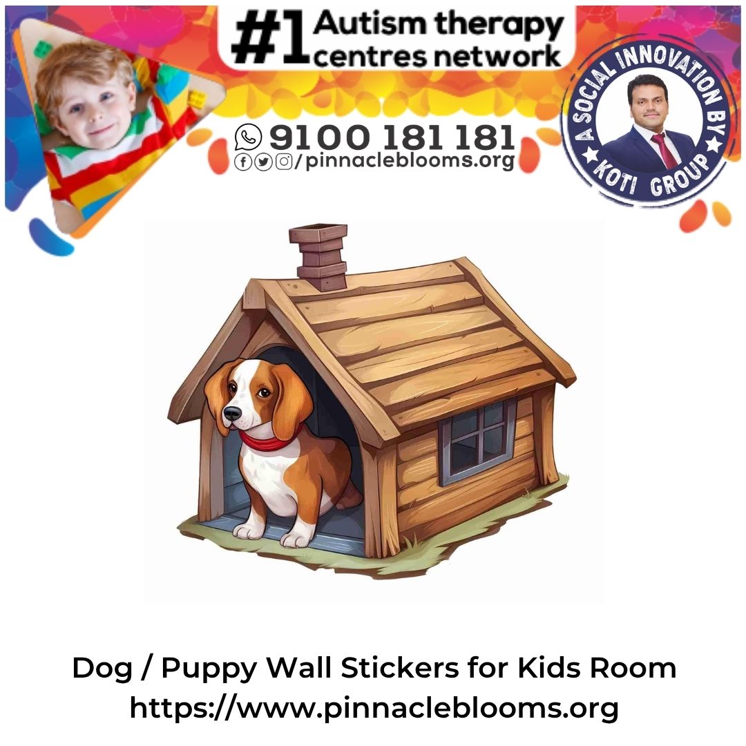 Dog/Puppy Wall Stickers: A Transformative Tool in Autism Therapy