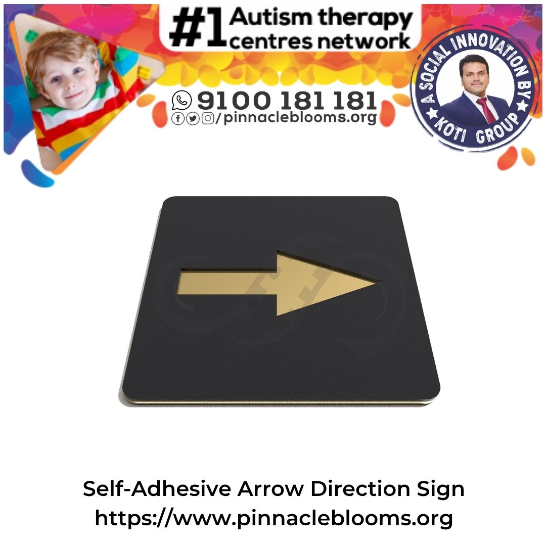 Empowering Kids with Autism: The Role of Self-Adhesive Arrow Direction Signs