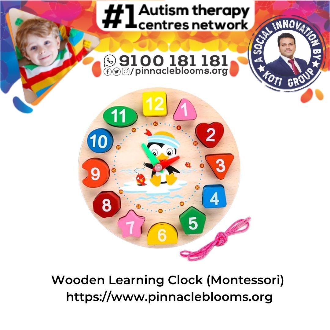 Unlocking Potential with the Wooden Learning Clock: A Key Tool in Autism Therapy