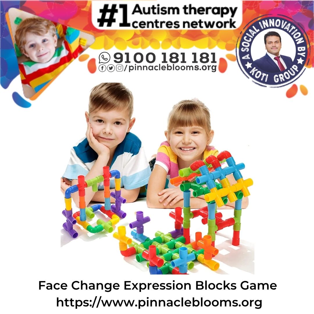 Unveiling Emotions: Face Change Expression Blocks Game in Autism Therapy