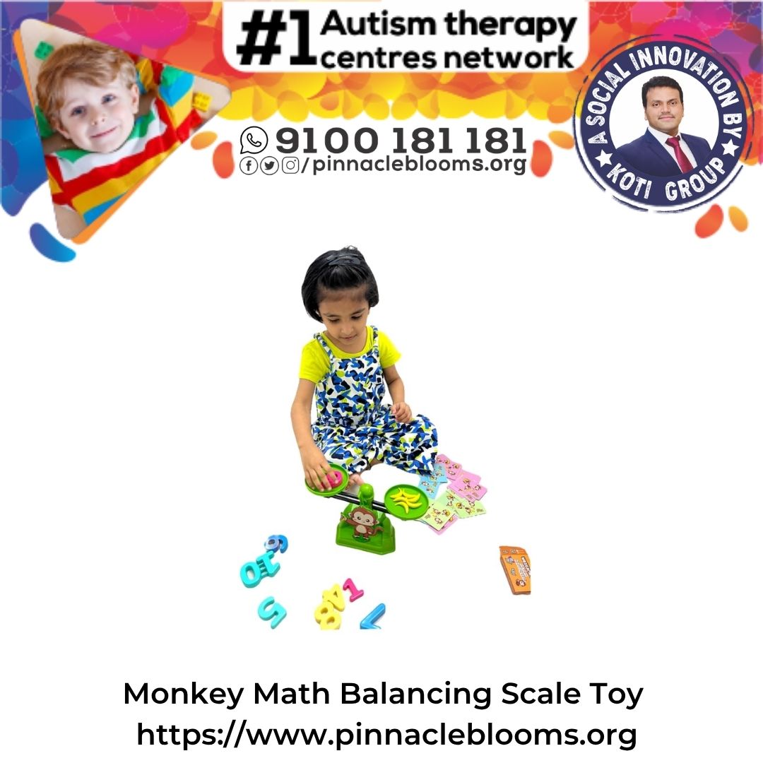 Unlocking Potential: Monkey Math Balancing Scale for Autism Therapy