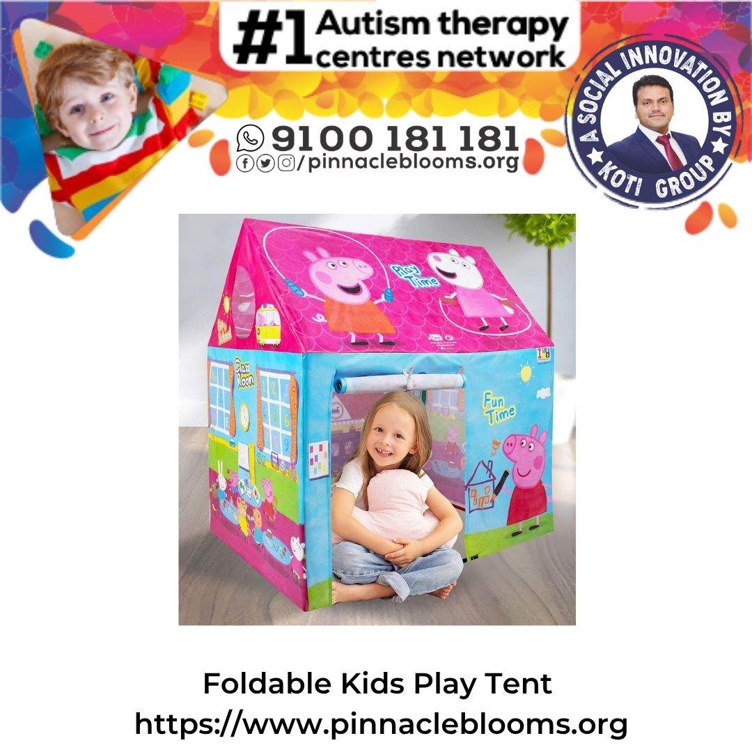 Empowering Kids with Autism: Foldable Kids Play Tent in Therapy