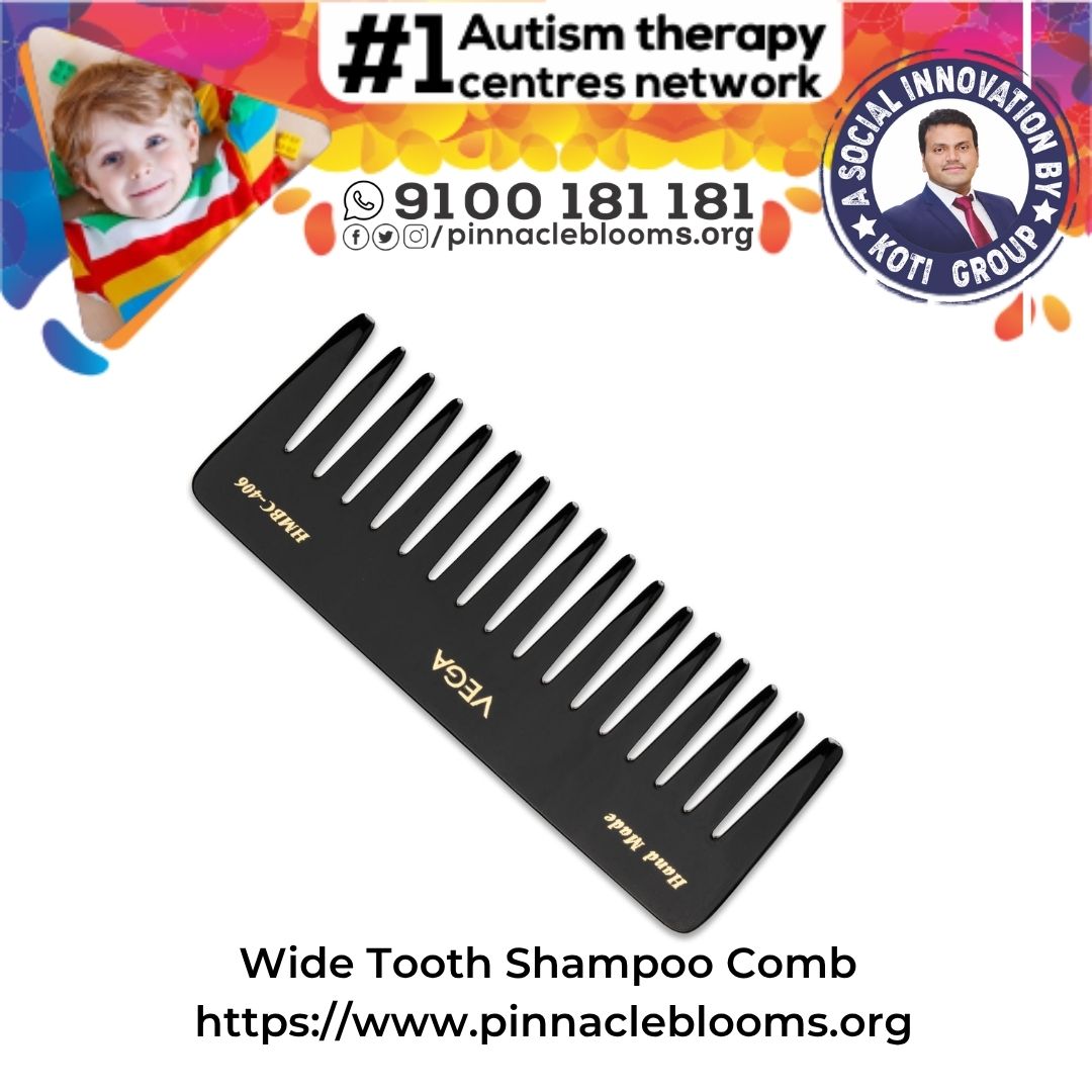 Wide Tooth Shampoo Comb: A Versatile Therapy Tool for Autism & More