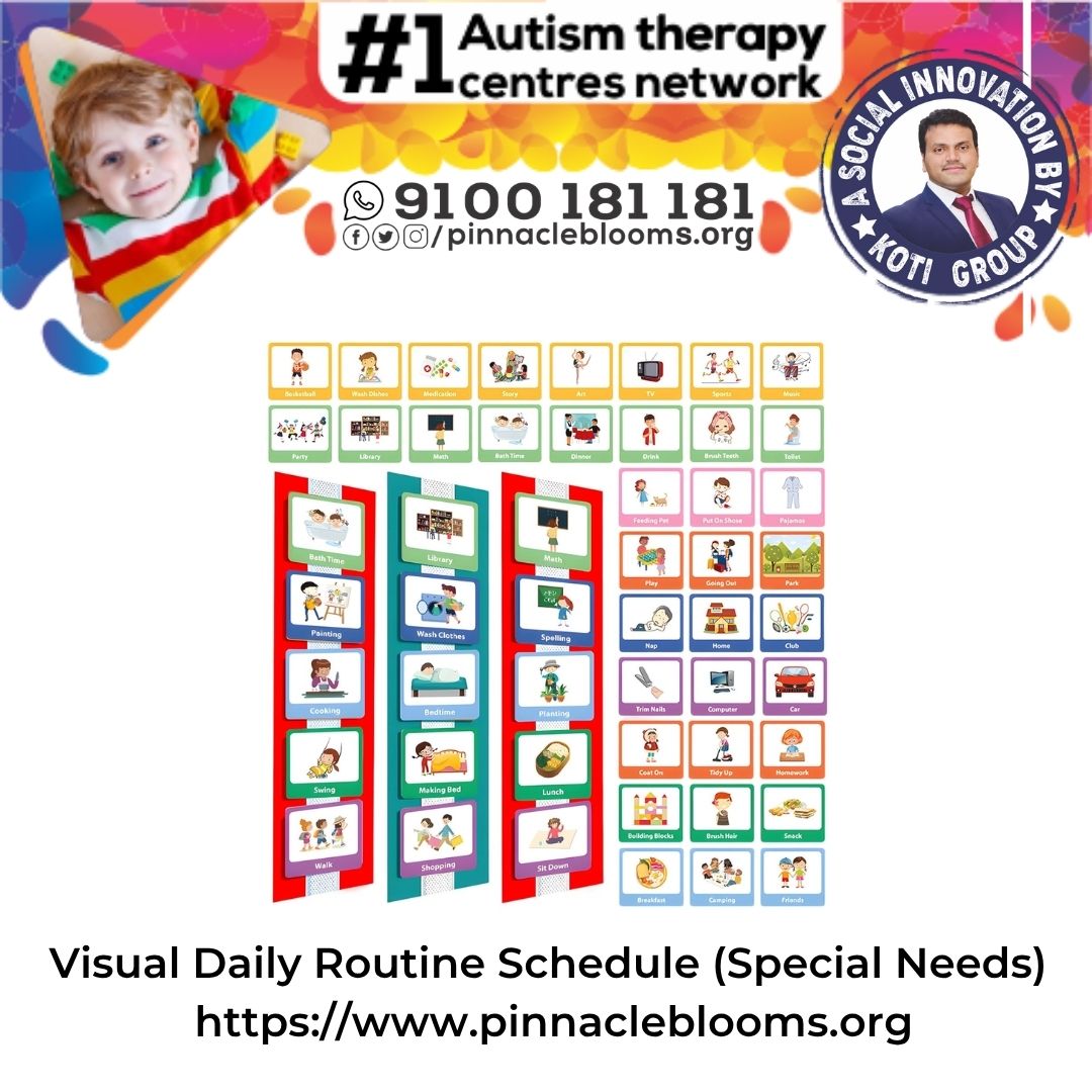 Empowering Kids with Autism: The Impact of Visual Daily Routine Schedules | Pinnacle Blooms Network