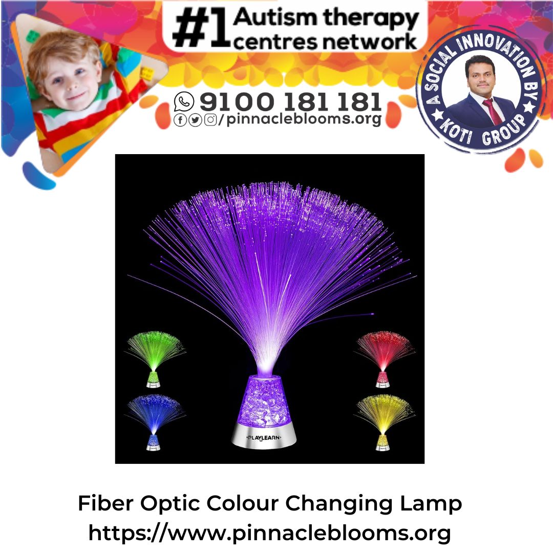 Transformative Power of Fiber Optic Colour Changing Lamp in Autism Therapy - Pinnacle Blooms Network