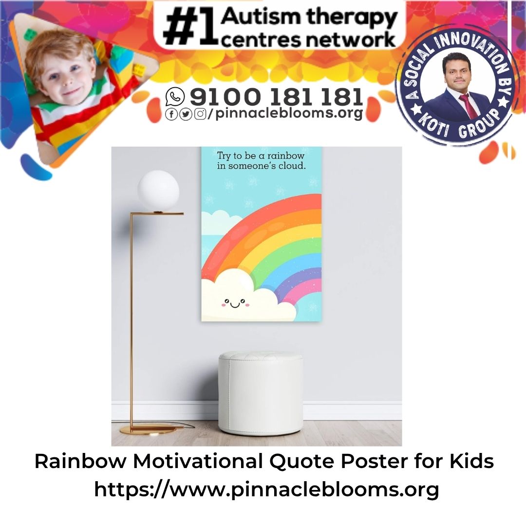 Rainbow Motivational Quote Posters: Transformative Tools in Autism Therapy