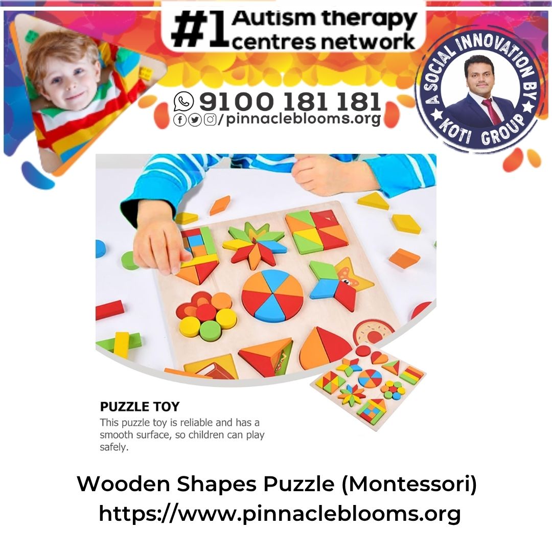 Empowering Children with Autism: The Power of Wooden Shapes Puzzle in Therapy