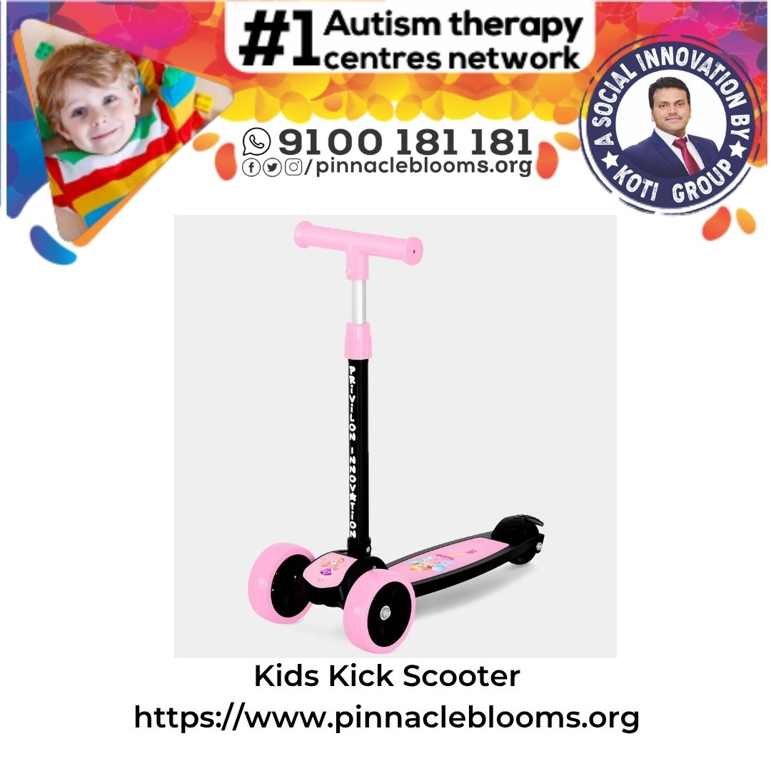 Unlocking Potential with GISCO Kidwil Kids Scooter Board - Autism Therapy at Pinnacle Blooms Network