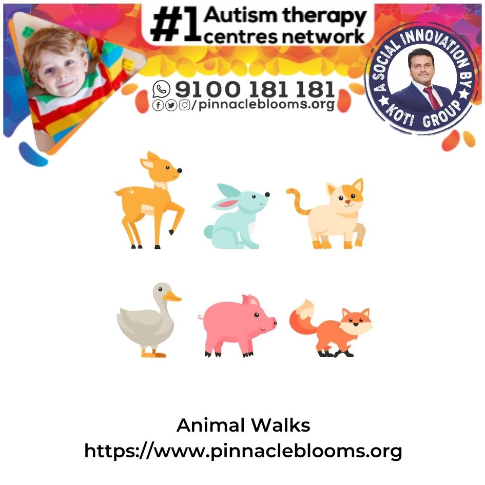 Empowering Children with Autism: Animal Walks Therapy Technique at Pinnacle Blooms Network