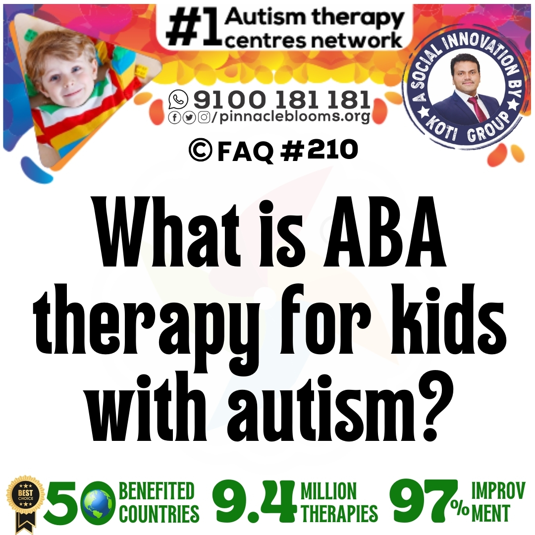 What is ABA therapy for kids with autism?